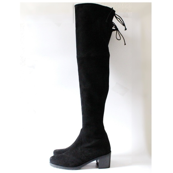 NEW Stuart Weitzman Elevated Suede Over Knee Boot - Picture 4 of 8